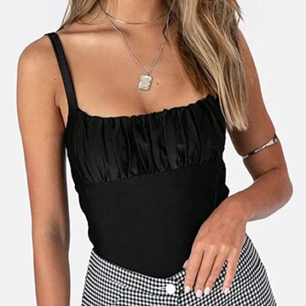 NWOT | Adika | Lea Tank Top in Black | Size XS | SOLD OUT ON ADIKA